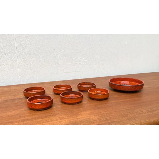 Mid-Century Ceramic Bowls, Set of 7 For Sale - Image 16 of 18