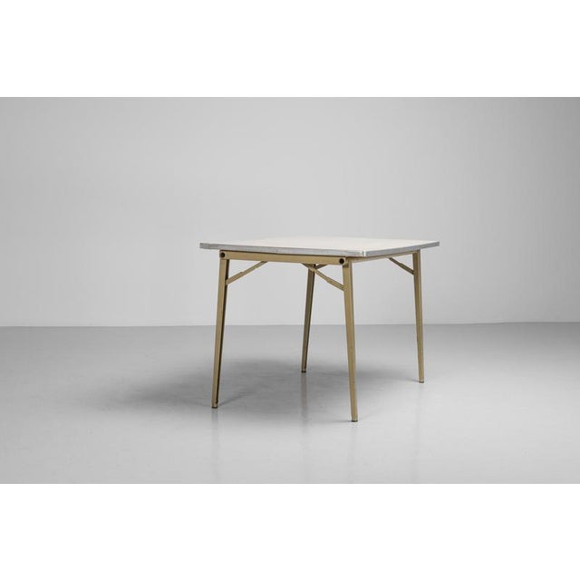 Metal Revolt Folding Table by Friso Kramer for Ahrend De Cirkel, 1955 For Sale - Image 7 of 18