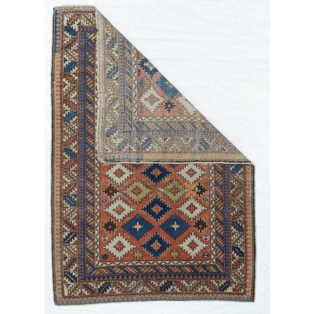 Early 20th Century Antique Shirvan Rug 2'7'' x 3'9'' For Sale - Image 5 of 12