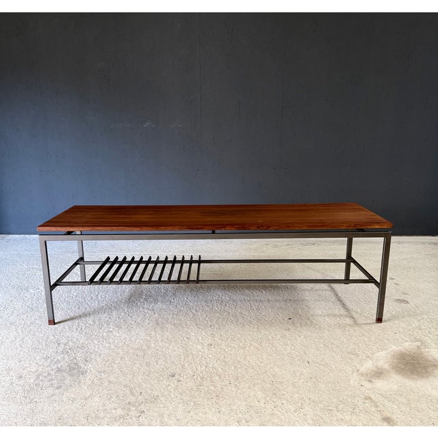 Mid-Century Moder Slender Coffee Table from Topform, Netherlands 1960s For Sale - Image 4 of 18