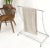 Mid-Century Italian Modern Chrome Faux Bamboo Folding Collapsible Towel Rack For Sale - Image 12 of 13
