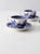 Vintage Blue Willow Tea Cups & Saucers - Service for 3 For Sale - Image 4 of 12