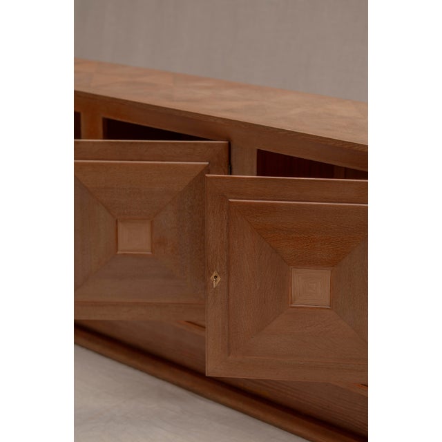 Mid-Century Modern French Oak Sideboard, 1950s For Sale - Image 4 of 18