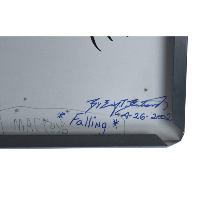 Silver Vintage Modernist Metal Scrap Remnant Assemblage Wall Sculpture For Sale - Image 8 of 8