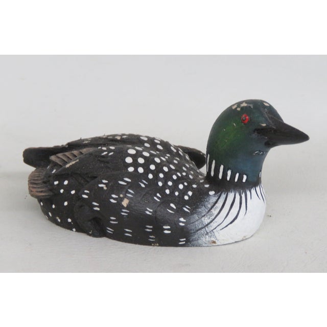 Heritage Artists Mini Loon Bird Made in Canada Hand Painted Resin Figure 4521b For Sale - Image 10 of 10