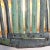 Vintage Industrial Green Iron Basket Cage Pendant Light For Sale In Los Angeles - Image 6 of 8