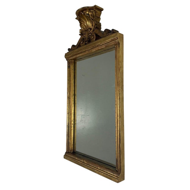 19th Century Italian Giltwood Mirror For Sale - Image 4 of 12