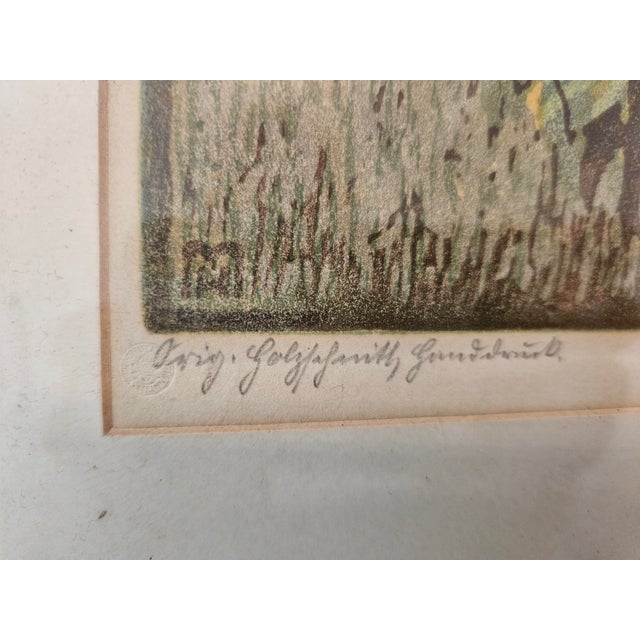 H. Majs, Cottage, 1950s, Lithograph For Sale - Image 6 of 10