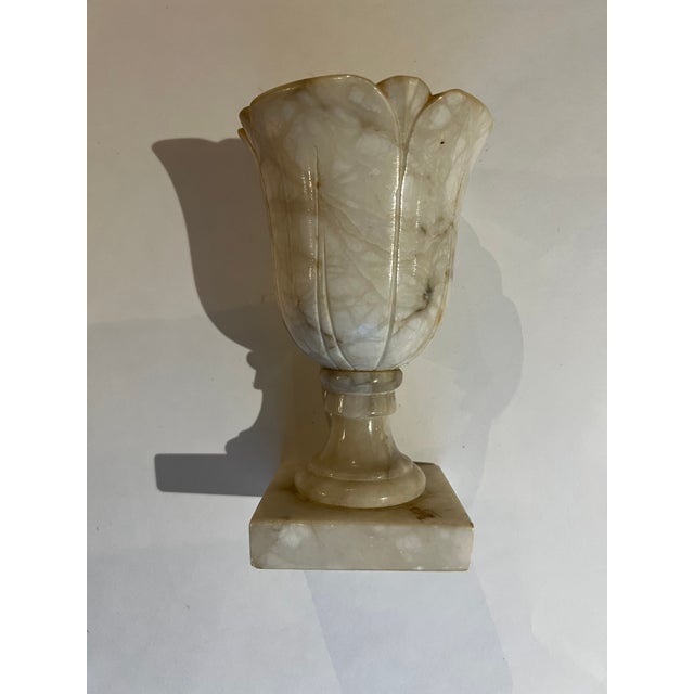 1940s Carved Carera Marble Urn Vase Chairish