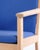Wood GE 284 Lounge Chair in Oak and Blue Wool attributed to Hans J. Wegner for Getama, 1984 For Sale - Image 7 of 13