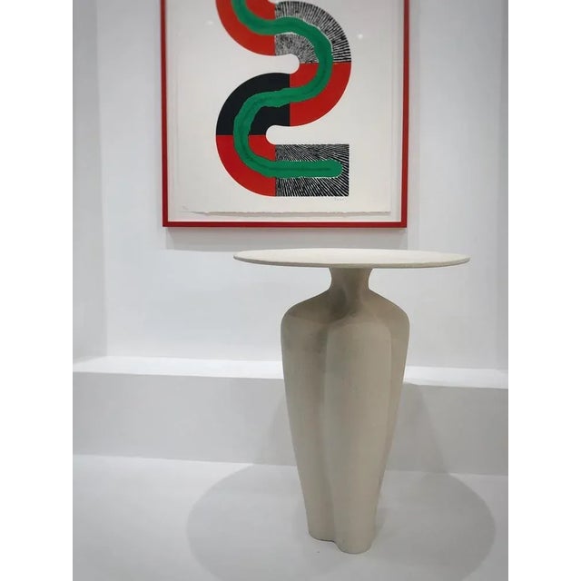 Not Yet Made - Made To Order Stoneware Side Table 2 by Sophie Vaidie For Sale - Image 5 of 6