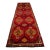 Vintage Hand-Knotted Turkish Area Rug Wide Hallway Rug Gallerie Runner Rug- 3′11″ X 12′6″ For Sale