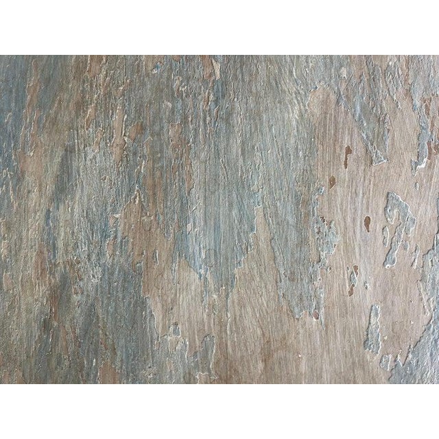 Monumental Round Dining Table, Distressed Neoclassical Style For Sale - Image 16 of 18