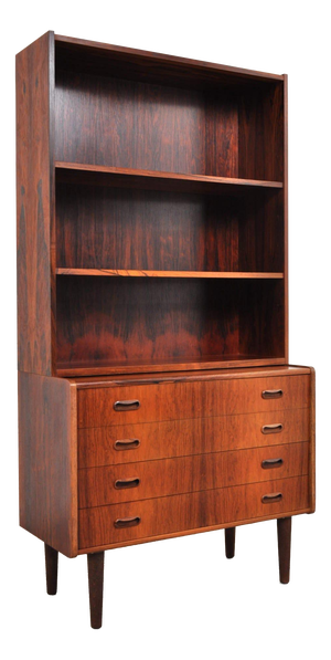 Vintage Danish Rosewood Bookcase, 1960s