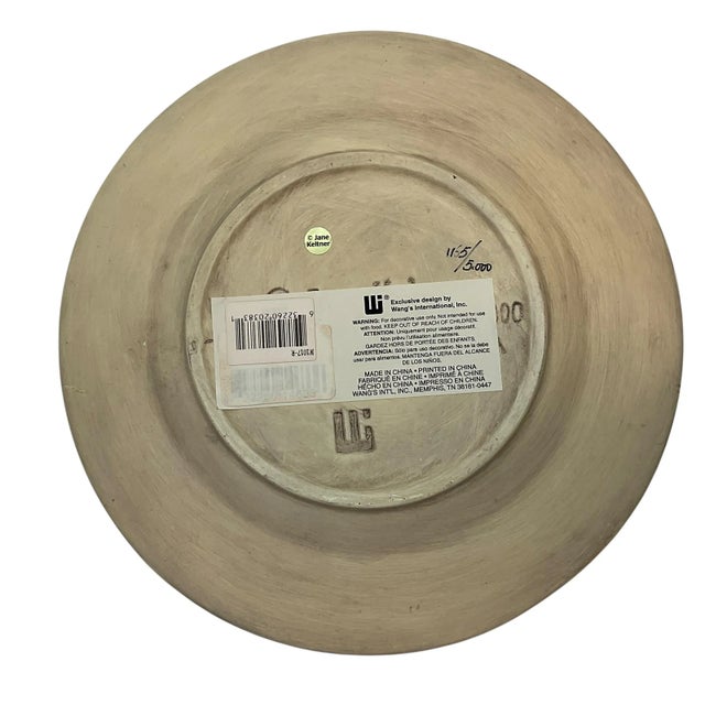 Late 20th Century Late 20th Century French Country Decorative Plates Jane Keltner - Set of 3 For Sale - Image 5 of 12