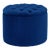 Queen Navy Velvet Storage Ottoman For Sale