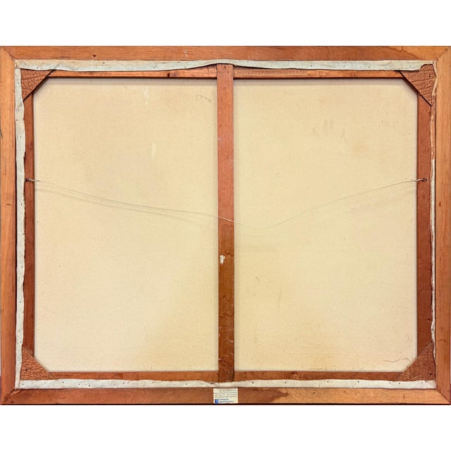 1971 Abstract Painting by Gisela Ballesteros For Sale - Image 11 of 11