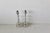 Vintage Mid Century Chrome Cut Glass Small Scale Table Lamps-A Pair For Sale - Image 10 of 11