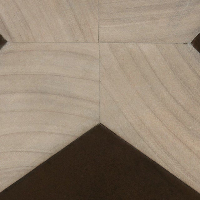 Tan Four Hands Poker Table - Bleached Guanacaste For Sale - Image 8 of 10