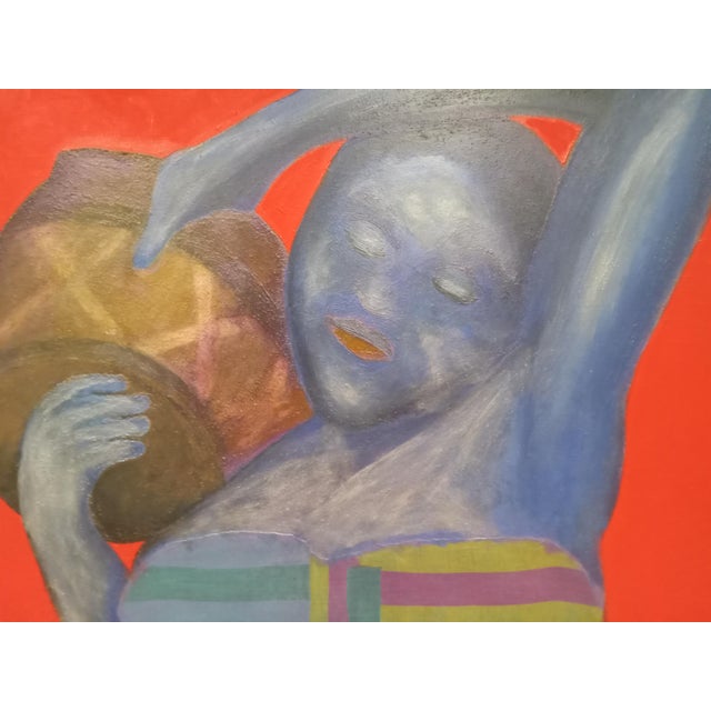 Original artwork done by my father, an artist. "Balance of Life" features a bold and beautiful figure of a woman carrying...