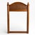 Rustic Large Antique English Rustic Pine Farmhouse Wall Mirror with Arched Wicker Panel For Sale - Image 3 of 10