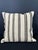Turkish Hemp Pillow Cushion Natural Beige Black Cushion Cover 20x20 For Sale - Image 4 of 4