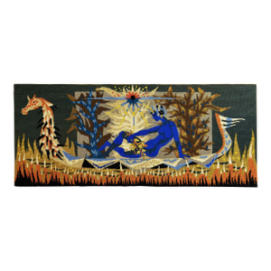 1970’s Wool Tapestry “La Barque De L’Ondine”