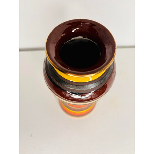 Mid-Century Modern Mid-Century Modern "Thailandia" Vase by Aldo Londi for Bitossi For Sale - Image 3 of 12