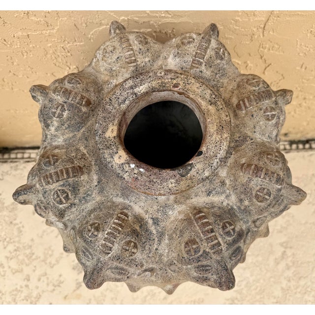 Early 20th Century Pre-Colombian Handcrafted Perpetual Head Vase For Sale - Image 5 of 8