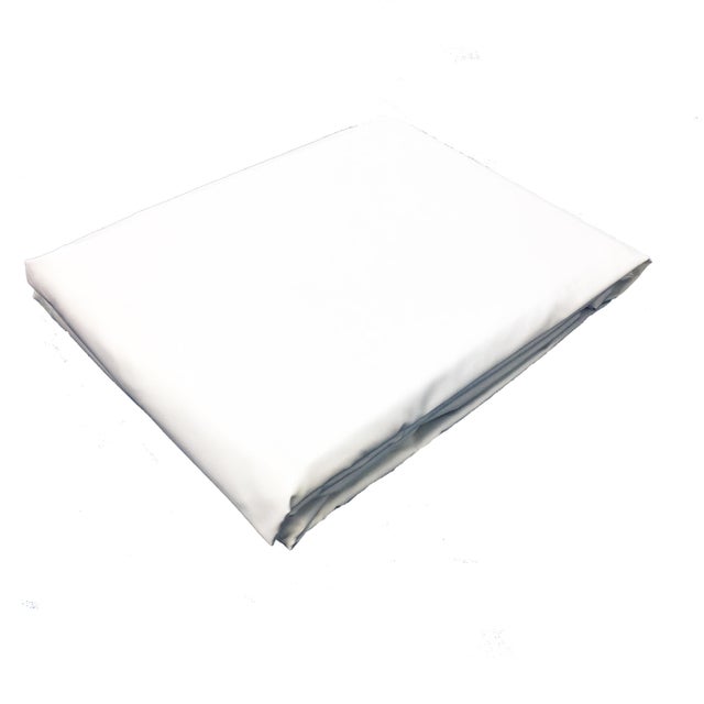 Transitional White King Fitted Sheet For Sale - Image 3 of 3