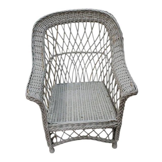 Bar Harbor Wicker Chair For Sale