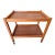 Mid-Century Modern Danish Teak Rolling Bar Cart / Tea Trolley For Sale