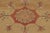 Gold Rug & Kilim’s Aubusson Style Flat Weave in Brown, Gold and Red Floral Medallion For Sale - Image 8 of 9