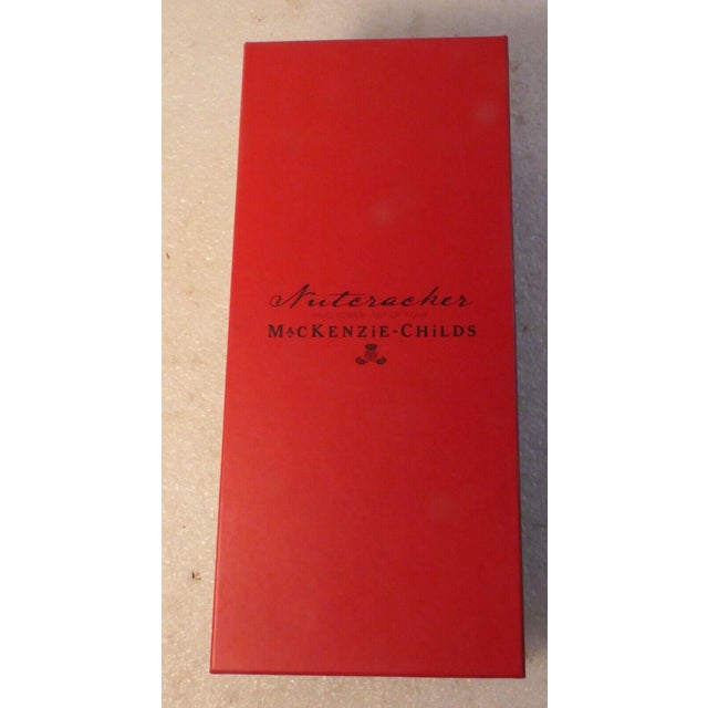 American Contemporary Mackenzie-Childs Christmas Nutcracker Soldier Stacking Mugs- Set of 4 For Sale - Image 3 of 5