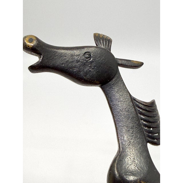 Mid 20th Century Karl Hagenauer Native American on Horseback Bronze Figure For Sale - Image 12 of 13