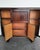 1930s Art Deco Secretary Desk Curio Display Cabinet 1930s Vintage For Sale - Image 14 of 14