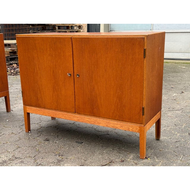 Mid-Century Modern Mid-Century Danish Model 232 Teak & Oak Sideboard by Børge Mogensen for C.M. Madsen, 1960s For Sale - Image 3 of 6