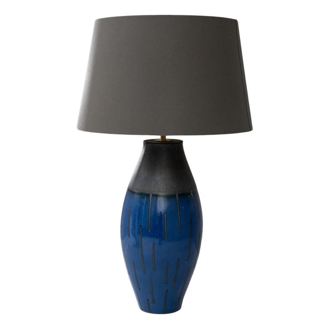 20th Century German Ceramic Table Lamp For Sale
