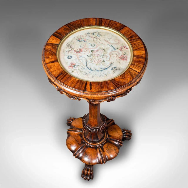 1830s Antique William IV Sewing Table For Sale - Image 9 of 12