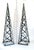 Late 20th Century Obelisk Topiary Trellis Pair - Large For Sale - Image 5 of 9
