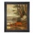 "Doe With Two Fawns" Contemporary Reproduction Print on Canvas, Framed 28-3/4" X 34-3/4" For Sale