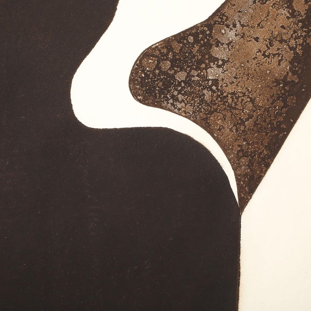 Mid-Century Modernist Screen Print Titled "Man" Signed Sheng Hey C. 1973 For Sale - Image 16 of 16