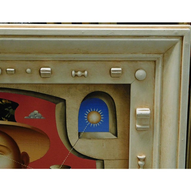 Impressionist Anton Arkhipov Uncorked 1999 Original Hand Signed Oil Painting Make an Offer For Sale - Image 3 of 11