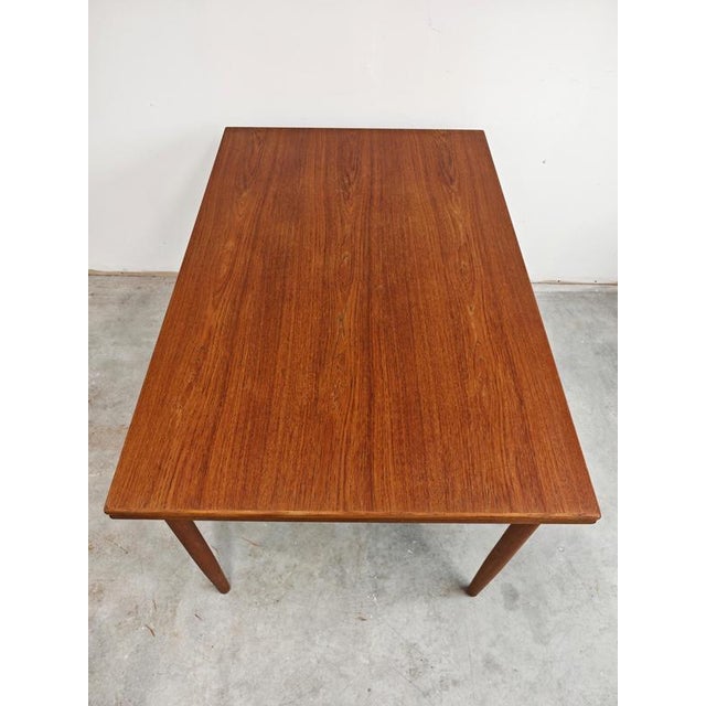 Mid-Century Modern Danish Teak Extendable Dining Table, 1960s For Sale - Image 10 of 14