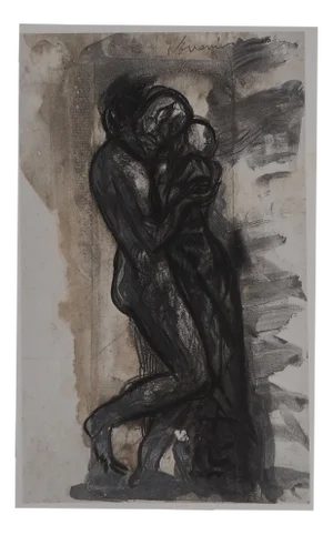 After Auguste Rodin, The Embrace, Engraving