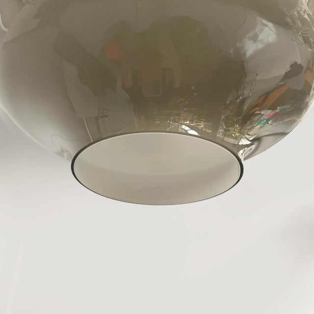 1950s Italian Mid-Century Modern Murano Glass Pendant attributed to Massimo Vignelli for Venini, 1950s For Sale - Image 5 of 9