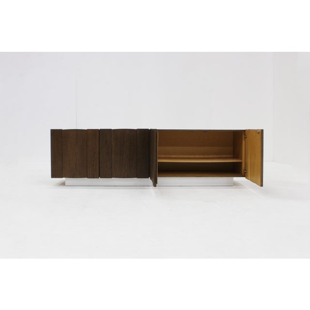 Wood Vintage Brutalist Sideboard, 1970s For Sale - Image 7 of 9