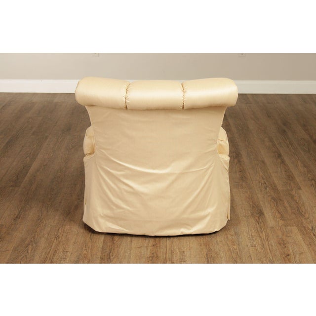 Century Furniture Pair of Upholstered Slipper Chairs For Sale - Image 16 of 18