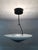 Mid-Century Modern Murano Blue Glass Pendant Lamp. Mounting: Gray / Black For Sale - Image 12 of 13