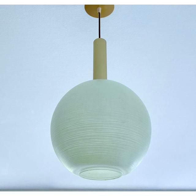 Vintage Italian Pendant Light in Glass, 1950s For Sale - Image 18 of 18